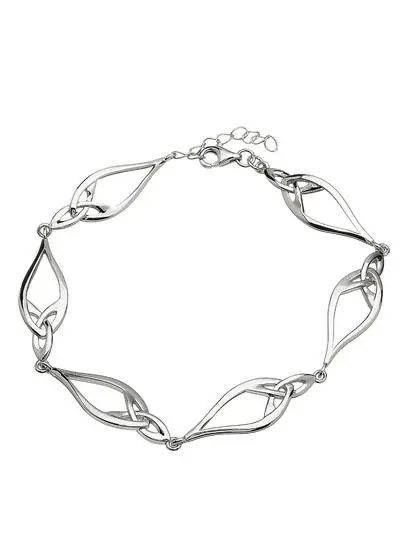 Sterling Silver Celtic Trinity Knot Bracelet