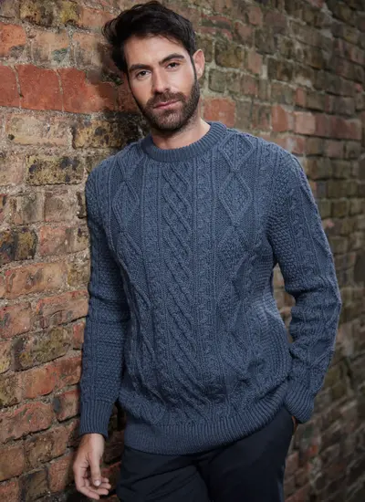 Personalized Blarney Diamond Aran 