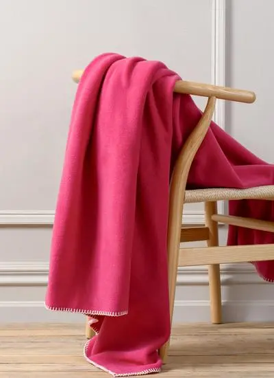 Berry Blossom Fleece Throw