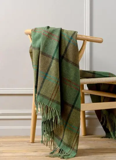 Emerald Isle Lambswool Throw