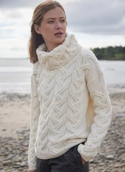 Supersoft Merino Wool Cowl Neck Sweater