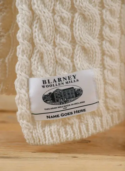 Personalized Patchwork Aran Throw 