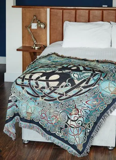 Celtic Tree of Life Cotton Throw 