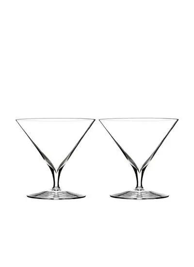 Waterford Crystal Elegance Martini Glass Set of 2 