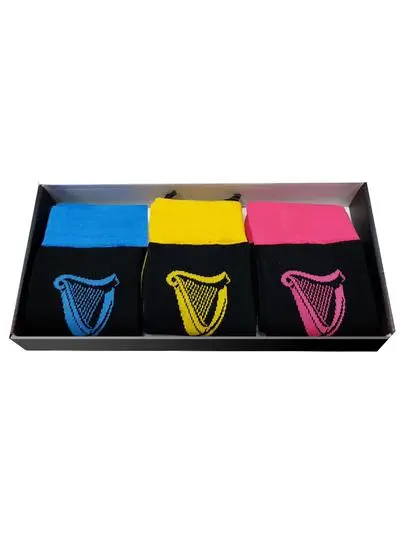 Guinness Graphic Harp Sock Gift Set