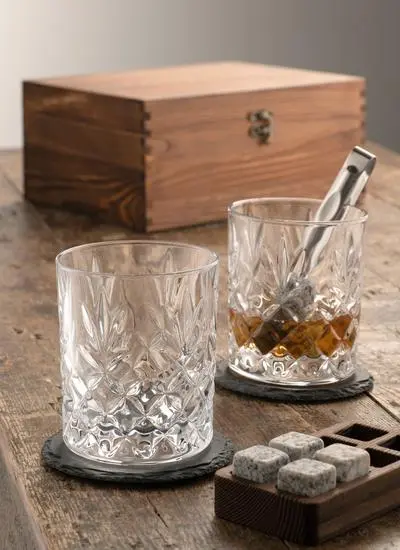 Crystal Renmore Whiskey Gift Set
