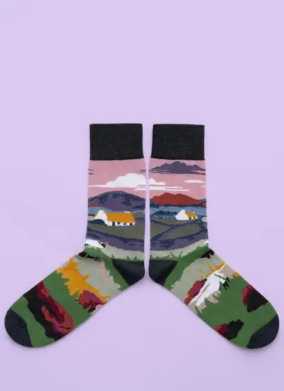 Ladies' Thatched Cottage Socks