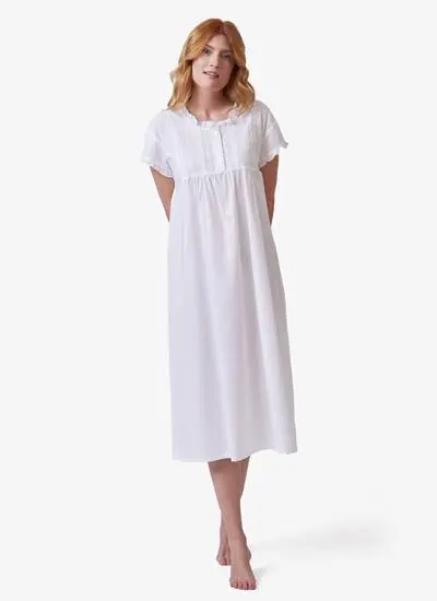 Nightdress Dajana 100% Cotton – Irish Linen Stores