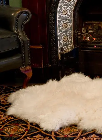 Irish Sheepskin Rug Double