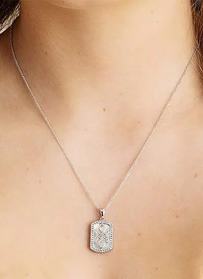 Diamond Trinity Knot Pendant, From Ireland | My Irish Jeweler