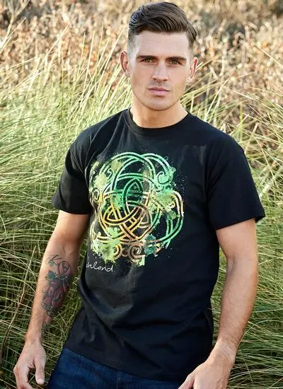Men's Black Celtic Knot T-Shirt