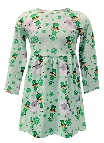 Kids Sheep Leprechaun Dress 