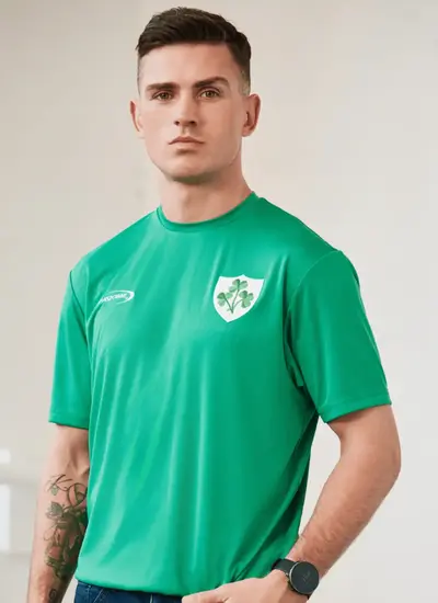 Men's Lansdowne Shamrock Crest Performance T-Shirt 