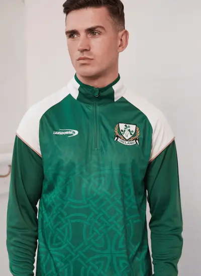 Lansdowne Ireland Celtic Performance 1/4 Zip Top