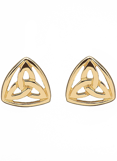 10ct Gold Trinity Knot Earrings