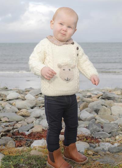 baby irish knit sweater