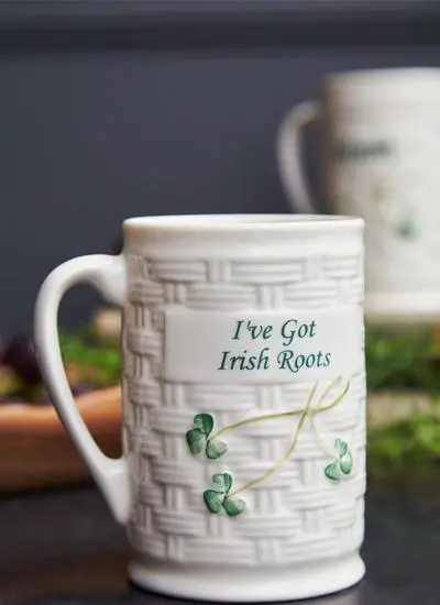 Belleek Irish Roots Mug