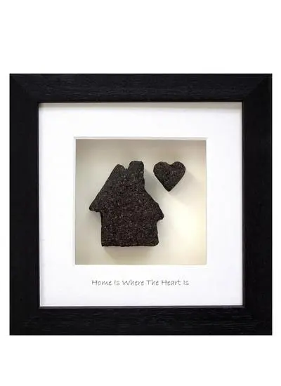 Home Is Where The Heart Is Frame 7 x 7 