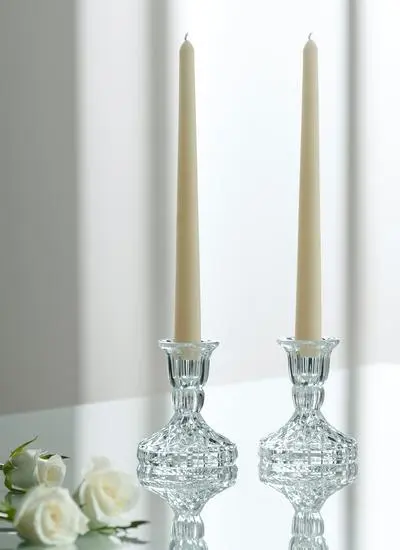 Crystal Candlestick Pair