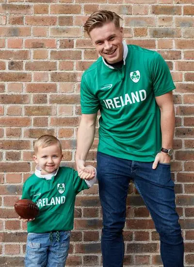 Kids Ireland Shamrock Rugby Shirt