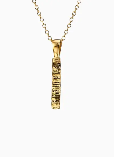Loinnir 18k Gold Vermeil Hand Made in Ireland Pendant Inspired by the Burren County Clare