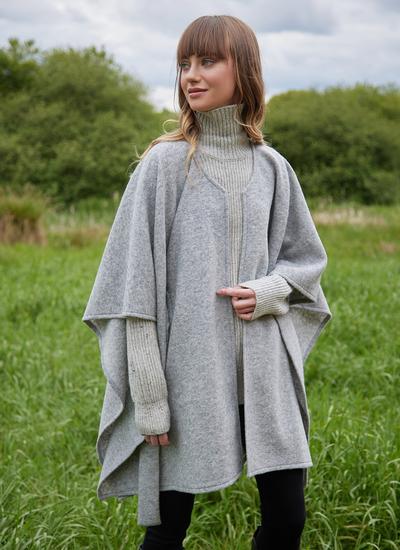 Emerald Belted Poncho