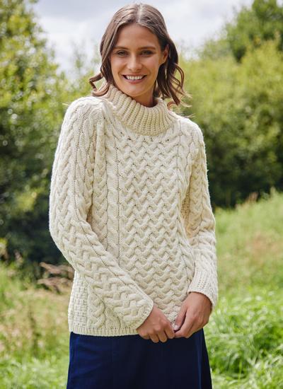 Aran Sweaters For Women | Woollen 