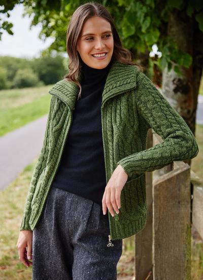 Aran Sweaters For Women | Woollen 