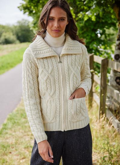 Aran Sweaters For Women | Woollen 