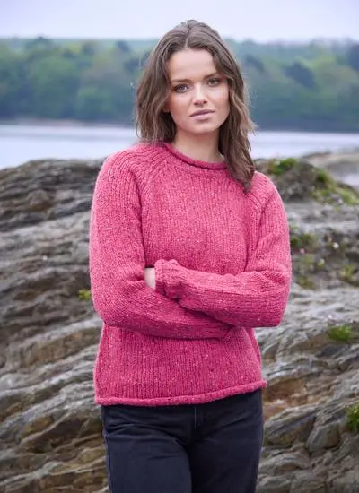 Donegal Roll Neck Sweater