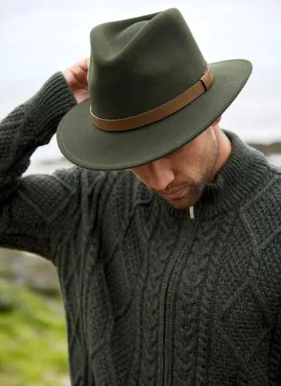 Crushable Blarney Fedora Hat