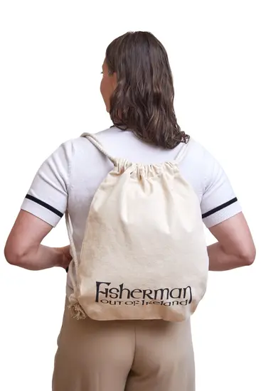 Fisherman Out Of Ireland Canvas Bag with Drawstring