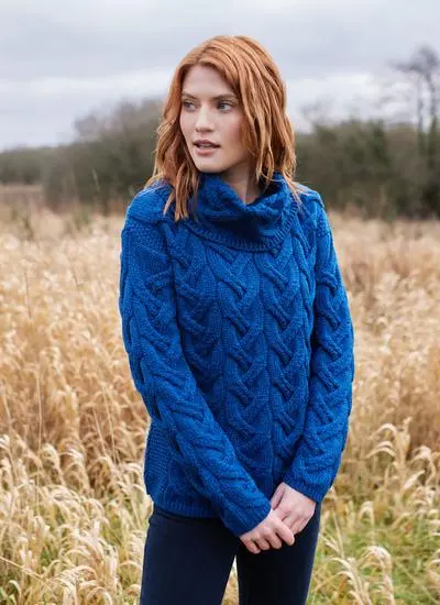 Merino Wool Sweater - Cowl Neck | Blarney