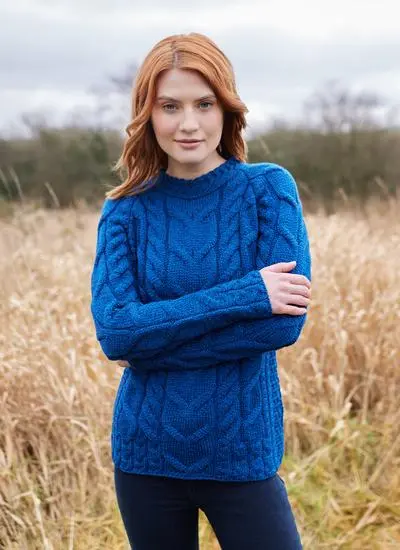Supersoft Aran Cable Sweater