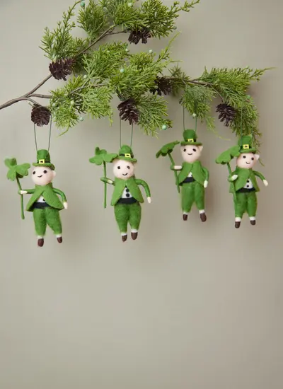 Leprechaun Decoration - Set of 4