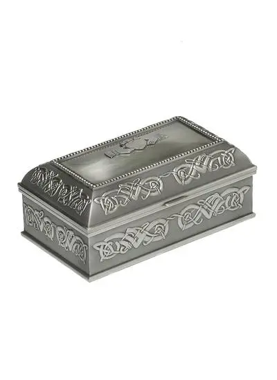 Personalized Antique Claddagh Jewelry Box