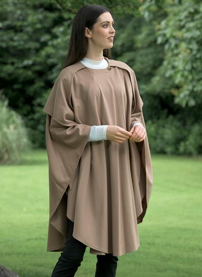 Wool Cashmere Travel Cape